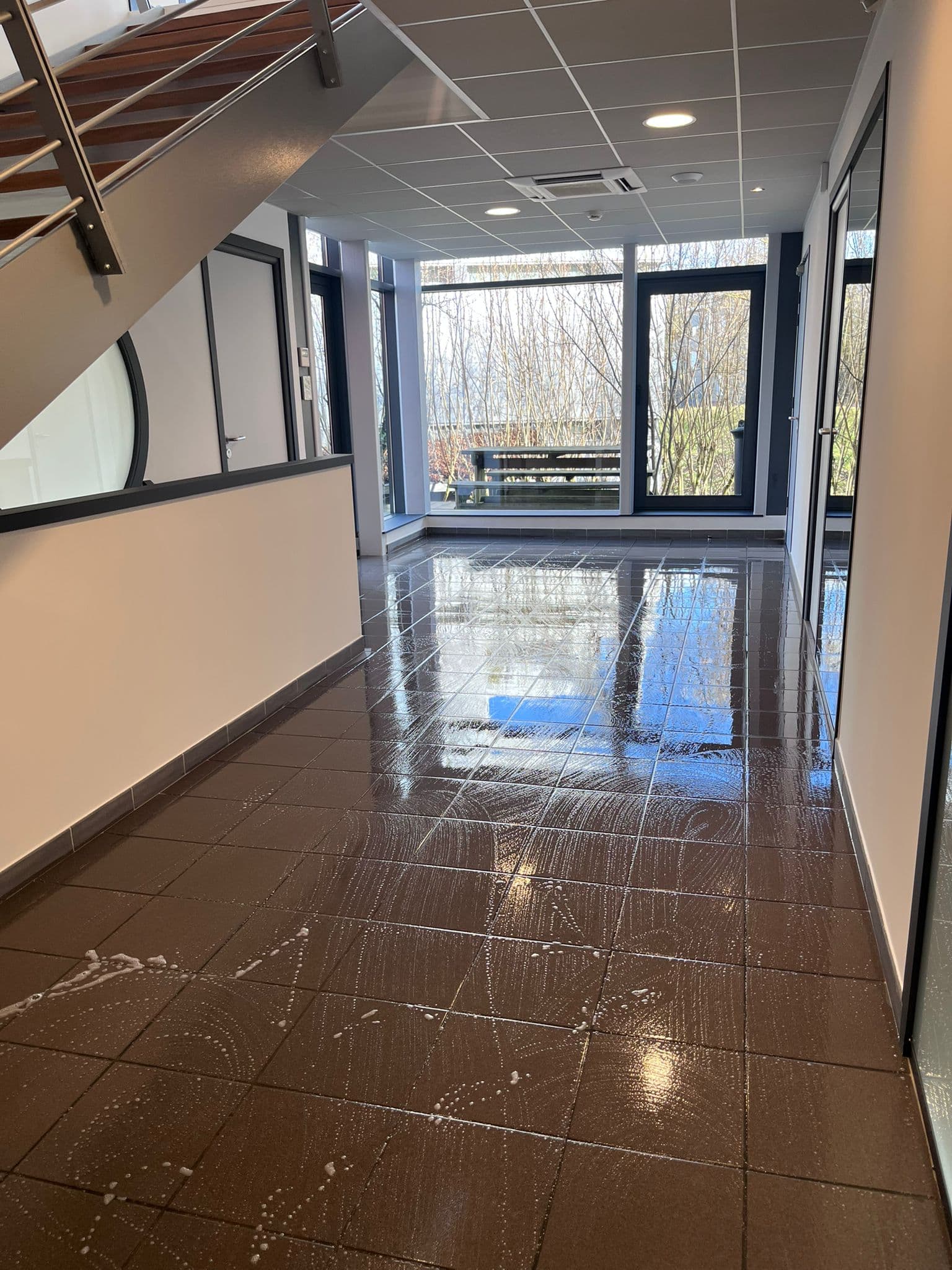 Nettoyage en cours Annecy